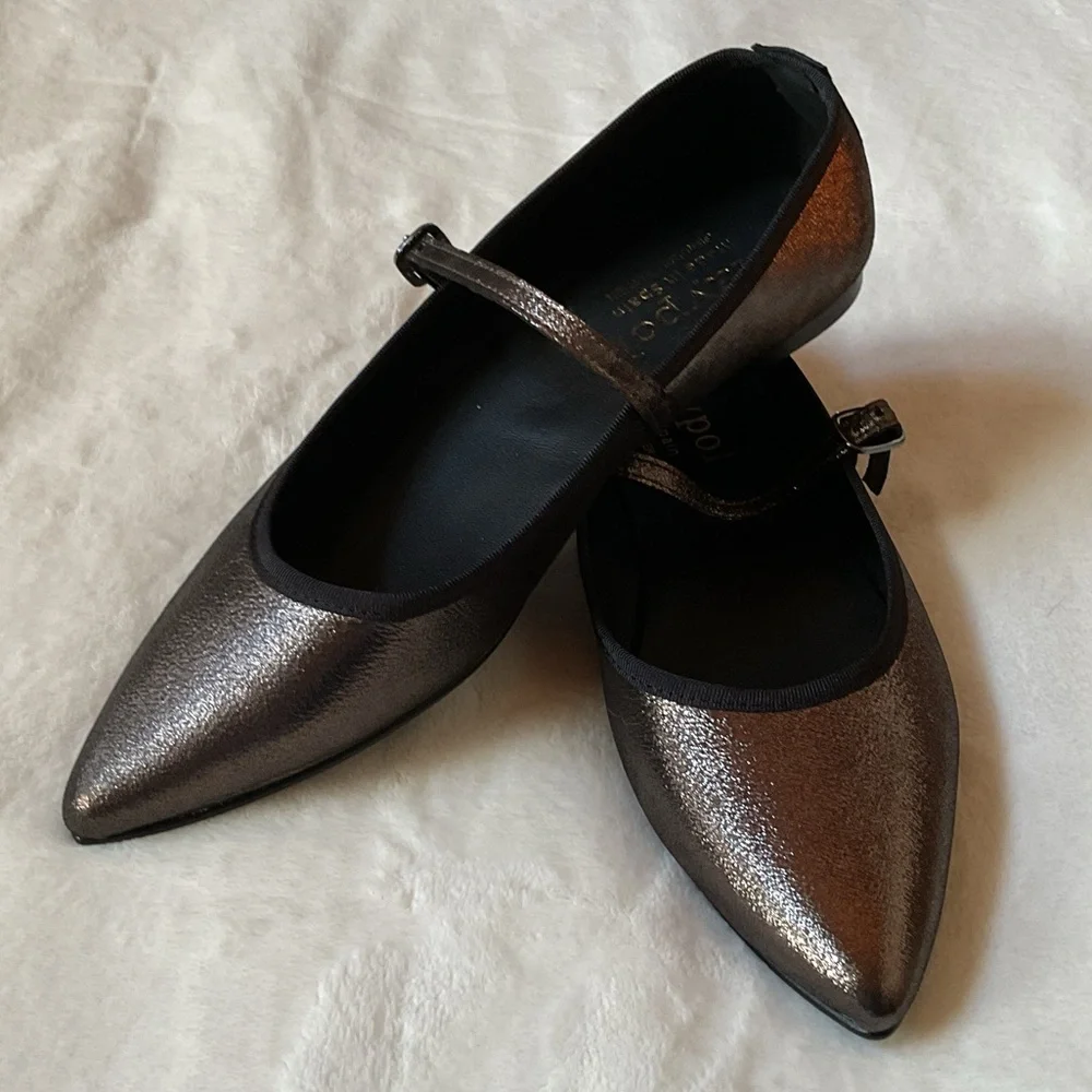 Maypol Anthropologie Rota Percival Mary Jane Flat in Bronze eu 40 - Picture 6 of 6
